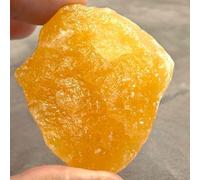 arana's - Piedra de bolsillo CALCITA NARANJA en bruto 3-5 cm - Llévala siempre contigo - Amuleto de la suerte - Piedras y cristales naturales curativos de sanacion (Calcita naranja)