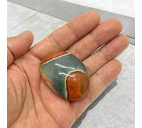 arana's® - Piedra de palma JASPE OCÉANO - Cristales naturales y piedras preciosas - Piedras energéticas curativas para sanación - Reiki yoga feng shui - Decoración (1 Piedra)