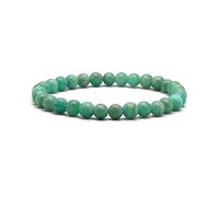 arana's Pulsera AMAZONITA piedra natural - Piedras naturales semipreciosas energeticas para mujer y hombre - Hilo elastico con cuentas de bolas - Cristales curativos sanacion y curacion (Amazonita)