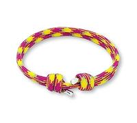 arana's - Pulsera nutica mujer hombre niño niña | Color rosa roja morada negra amarilla | Adornos de Plata de Ley | Pulseras marineras hechas a mano | Brazaletes surferos cuerda paracord