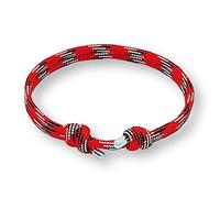 arana's - Pulsera nutica mujer hombre niño niña | Color rosa roja morada negra amarilla | Adornos de Plata de Ley | Pulseras marineras hechas a mano | Brazaletes surferos cuerda paracord