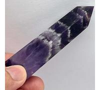 arana's® - Torre Obelisco de amatista - Cristales curativos en varitas torre 6 lados facetados terminacion punta - Meditacion terapia sanacion chakras - Piedras naturales (Amatista, 8-9cm)