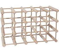 Aranaz 7001 - Botellero Madera Haya, 20 botellas, 55.5x 27.5x 34 cm