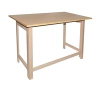 Aranaz - Mesa Estudio Tapa Plegable Haya Sin Barniz, 100 x 60 cm