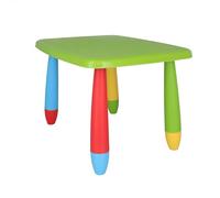 Aranaz Mesita Infantil Rectangular Verde, Multifuncional, diseño Moderno, 72,5x57x47 cm, Fabricada en plástico, Resistente, jardín o terraza