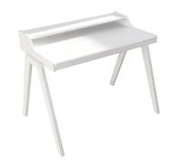 Aranaz - Escritorio Nere de Madera - Mesa Oficina o casa - para Ordenador - Madera de Pino - Blanco - 76 x 104 x 86 cm