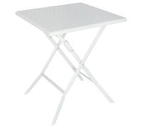 ARANAZ S.L. MANUFACTURAS DE LA MADERA Mesa VELADOR Miro Cuadrado Blanco 62x62x73cm, Metal, 62x62x73