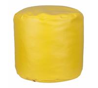 ARANAZ S.L. MANUFACTURAS DE LA MADERA Puff Redondo Ø40x38cm Color Amarillo - Asiento Acolchado y Cómodo
