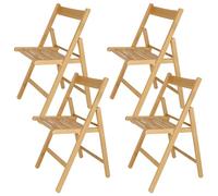 ARANAZ S.L. MANUFACTURAS DE LA MADERA Silla Plegable, Madera de Haya, Aceite, 43x47x79