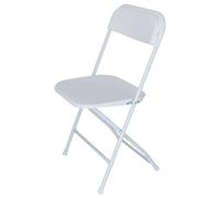 Aranaz Silla Plegable, Blanche, 44x44x80