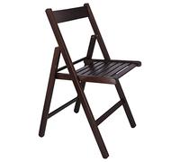 Aranaz | Silla Plegable | Diseño Moderno | Sillas Plegables y Ligeras para Exterior, Jardín o Terraza | Sillón con Reposabrazos y Respaldo | Asiento de Playa | Madera de Haya | Wengue | 43 x 47 x 79cm