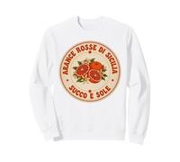 Arance Rosse di Sicilia Succo y Sole Vintage Naranja Arte Sudadera