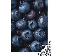 Arándano Fresco Puzzle de 1000 Piezas Papel Puzzle para Adultos Tema Fruta Relajante Convivencia Decoración Regalo Hogar 38x26cm/1000pcs