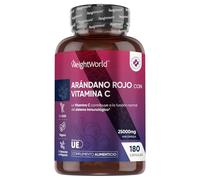 Arándano Rojo 25000mg, 180 Cápsulas Veganas, 6 Meses de Suministro -