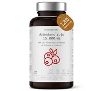 Arándano Rojo Americano 15000mg para Cistitis y Tracto Urinario | 180 cápsulas veganas | Alta dosificación 40% en proantocianidinas | con D-Manosa y Vitamina C | nutrabetter®