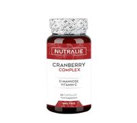 Arándano Rojo Americano para Cistitis y Tracto Urinario |PREMIO 2021| Alta Dosis Arándano Rojo con Vitamina C, D-Manosa e Hibisco - Tonifica el músculo pélvico | 60 Cápsulas Nutralie