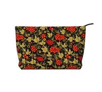 Arándano Rojo Ruso Tradicional,Neceser de Pana, Neceser de Maquillaje portátil, Neceser de Viaje