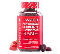 Arandano Rojo y D Manosa Gominolas - Salud del Tracto Urinario y Cistitis - 60 Gominolas - Zinc, Magnesio y Biotina - Infecciones Urinarias - Veganas y Sin Gluten D Manosa y Arandano Rojo - Novomins