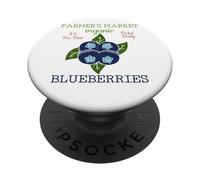 Arándanos orgánicos de Farmer's Market $3 por pinta PopSockets PopGrip Adhesivo