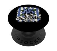 Arándanos salvajes Tiny But Mighty Vibe PopSockets PopGrip Adhesivo