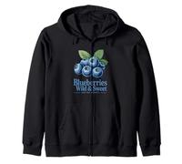 Arándanos Salvajes y Dulces, Aspecto Retro pequeño Pero poderoso Sudadera con Capucha
