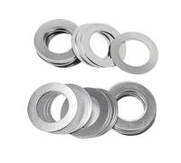 Arandela ajustable de acero inoxidable M13 DIN988 SUS304, plana ultrafina(50Pcs M13x16x0.2)