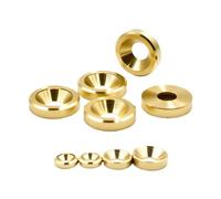 Arandela avellanada de latón M3 M4 M5 M6, arandelas tornillo avellanadas empotradas sólidas, junta cabeza plana Metal, 5/10/20/50 Uds(M3x8x2mm,5pcs)