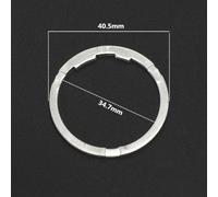 Arandela Cassette Bici 1.8mm Aleación Aluminio | Aleación aluminio, 1.8mm espesor, ajuste altura , compatible carretera MTB, ligero 40g(Silver 1.8mm)