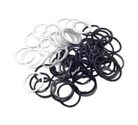 Arandela Cassette Bici 1.8mm Aleación Aluminio | Aleación aluminio, 1.8mm espesor, ajuste altura , compatible carretera MTB, ligero 40g(Black 2mm)