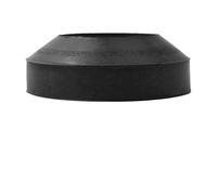 Arandela cónica de goma para cisterna de inodoro para sellado de juntas de tanque a sartén, forma de dona cónica 98 x 30 mm, color negro, 1 paquete