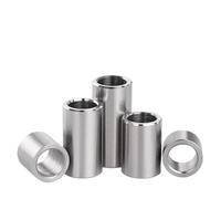 Arandela de buje de acero inoxidable 304, junta de arandela, espaciador hueco redondo sin rosca, diámetro exterior de 17-30 mm, M15, M16, M17, M18, M20(15x18x16mm (5pcs))