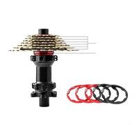 Arandela de buje ranurada para cuerpo de cubo de 8/9 velocidades con volante de inercia de 7 velocidades, requiere 2 arandelas de 2 mm y compatibilidad de base de torre de carretera de 11 velocidades