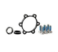 Arandela de conversión de cubo de bicicleta de 44 mm, adaptador de aleación de aluminio para eje delantero de 100 a 110 mm y trasero de 142 a 148 mm, kit de juntas espaciadoras de freno de disco (3 mm