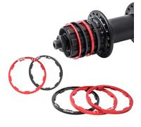 Arandela de cubo de bicicleta espaciadores de rueda libre y junta de casete de bicicleta para un ajuste y reparación fiables del cuerpo del cubo libre (negro 1 mm)