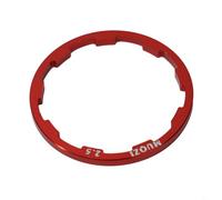 Arandela de cubo de bicicleta y espaciadores de rueda libre para un rendimiento óptimo de ciclismo (rojo, 2,5 mm)