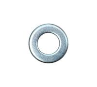 Arandela de diámetro interior: 8,4 mm, M8 DIN 125, acero galvanizado, 100 unidades.
