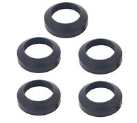 Arandela de dona cónica en forma de cono para inodoro de cisterna de goma, repuesto para válvula de descarga de inodoro, 5 piezas