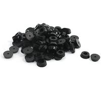 Arandela de Goma cónica for pies Parachoques, 18mm x 5mm, 80 Uds., Color Negro