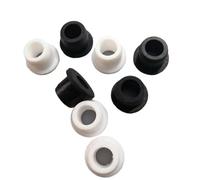 Arandela de goma de silicona hueca redonda, 5mm a 28mm, agujero, Cable con conector, protección de arbustos, juntas tóricas, junta sellada (Color : White, Tamaño : 21mm(Bore 11mm)-5pcs)