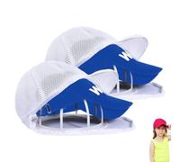 Arandela de gorra de béisbol - jaula de lavado de gorra | Marco de lavadora de sombrero | Protector de 2 piezas con bolsa de lavandería de malla | Marco de sombrero para lavadora, estantes protector d
