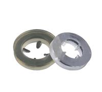 Arandela de nailon M4.2/M5.5/M6.3, 10 unidades, arandela plana de cuatro esquinas de plástico, impermeable, antideslizante, junta tórica, junta de tornillo de cola de milano(M5.5x10x2)
