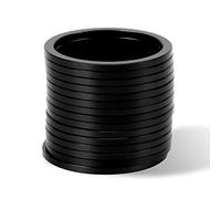 Arandela de pedalier, Junta de pedalier de Bicicleta de Carretera Espaciador de Bicicleta Aleación de Aluminio aplicada al Eje BB para Ajustar el chasis(Negro) Arandelas Pedalier Bb30