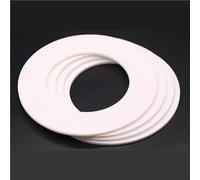 arandela de PTFE, Arandelas planas de PTFE, color blanco, diámetro interior de 10 a 30 mm, paquete de 50 for sellado de manómetro de brida(18x28x1.5mm)