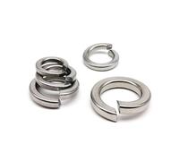 Arandela de resorte, Arandelas de seguridad partidas con resorte, 5-100 uds., M1.5-M22, GB93 A2-70, acero inoxidable 304(5pcs M1.6)