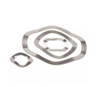 Arandela De Resorte De Tres Ondas, Arandelas De Rodamiento De Acero Inoxidable 304, Junta De Contacto Plana Amortiguadora, M3-M51 De Absorción De Impacto Elástica(M25X31X0.3 150pcs)