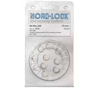 Arandela de seguridad | Arandelas Nord-Lock de acero inoxidable, NL10ss-254 para M10 | Pares por paquete: 10 | 10,7 mm x 16,6 mm x 2 mm