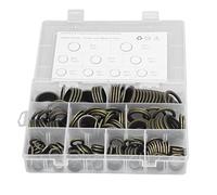 Arandela de sello de aceite de 180 piezas Junta de tapón de drenaje de aceite de arandela de sello autocentrado para la industria de alta temperatura