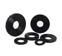 Arandela de sello de junta tórica de silicona negra M2 M2.5 M2.7 M3 M4 M5 M6-M20 Arandela de almohadilla plana de silicona suave Juntas de sello de goma suave(20x30x2(10pcs))