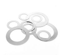 Arandela del cojinete del eje 10 arandelas finas for mangueras, grosor de 0,3 mm, arandela guardabarros acero inoxidable, diámetro exteri0r 30-40, junta ajuste alta precisión