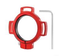 Arandela espaciadora de aleación de aluminio diseñada para SRAM para interfaz de manivela DUB para acoplamiento consistente del pedalier (B-rojo)